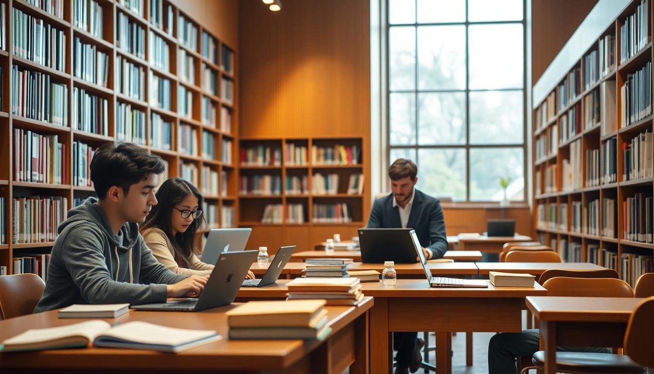 Students and educational resources in a modern learning environment